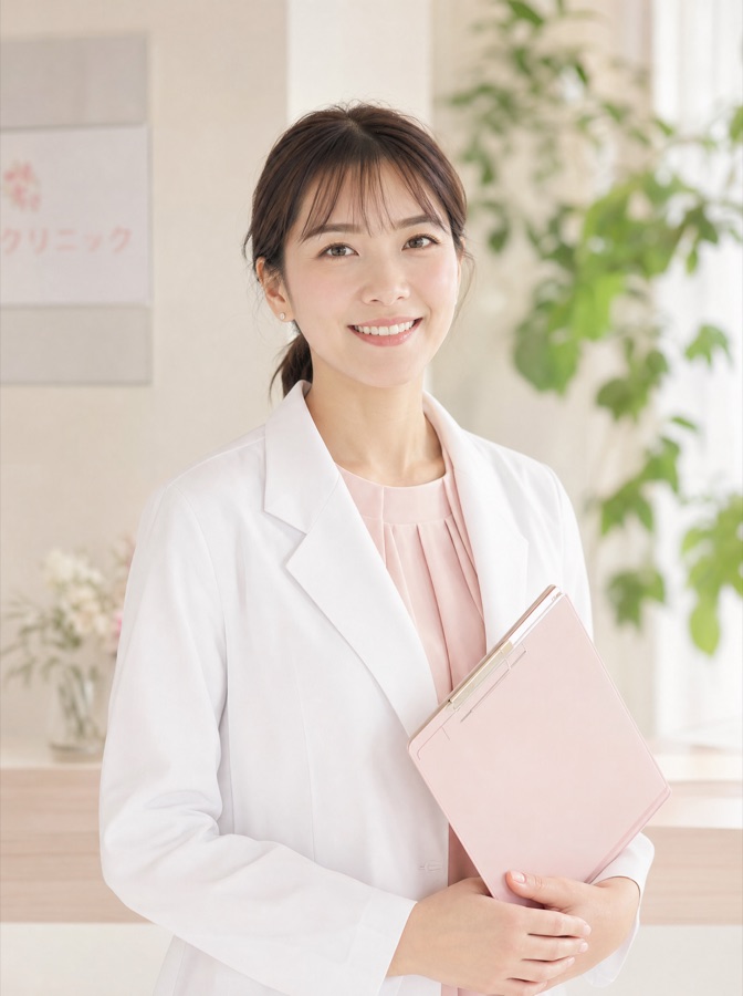 オンライン診療を担当する女性医師